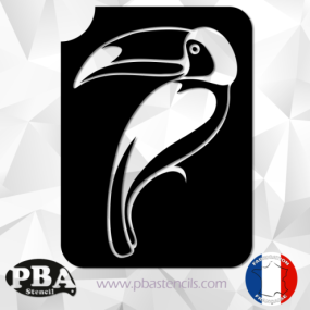 Toucan 75x55mm POCHOIRS...