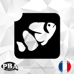 Poisson clown 55x55 mm...