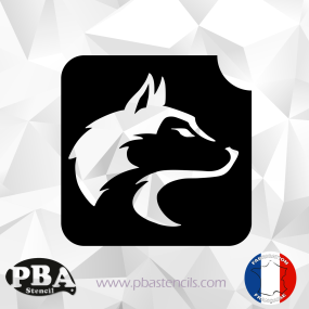 Loup n°2 55x55 mm POCHOIRS...