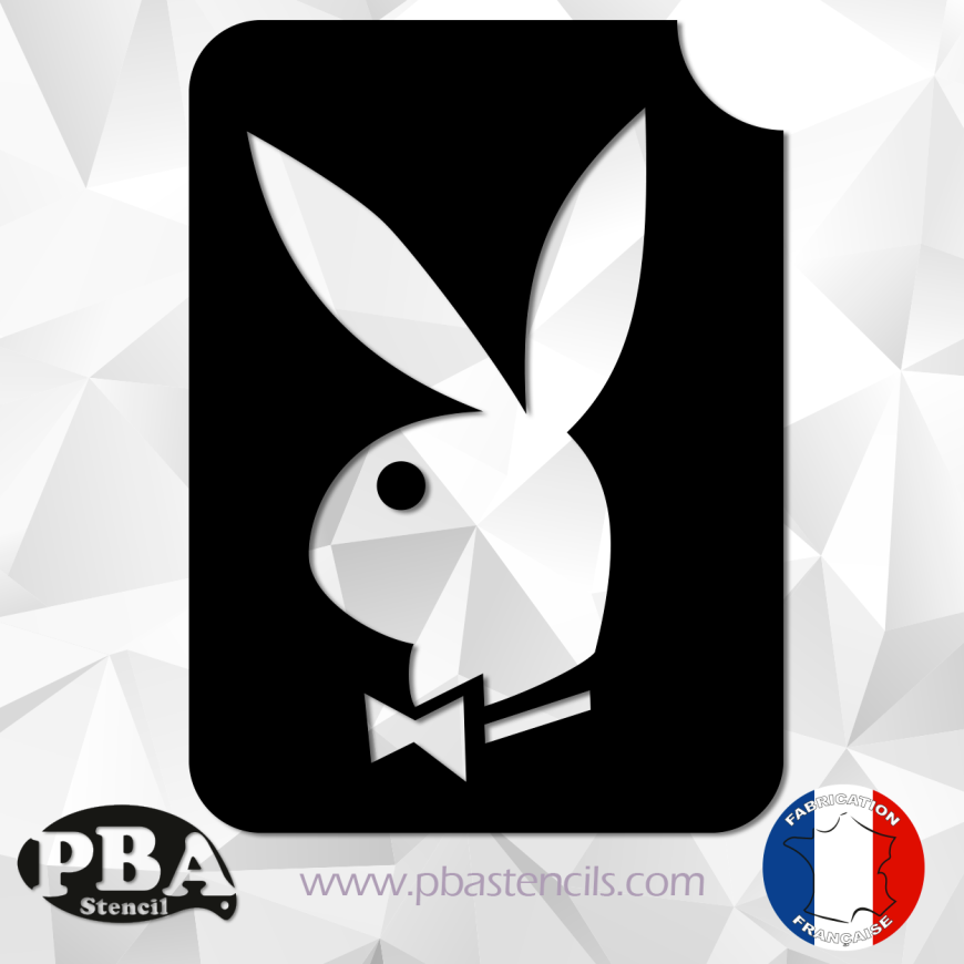 Bunny 75x55mm POCHOIRS ADHÉSIF